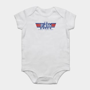 Top Gym Distressed Baby Bodysuit